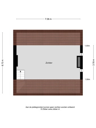Floorplan - Aalstraat 49, 5126 CR Gilze