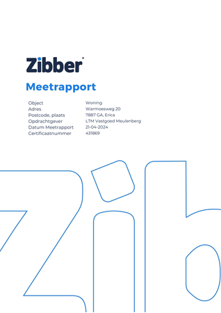 Brochure - Meetrapport Zibber_Warmoesweg_20_7887_GA.pdf - Warmoesweg 20, 7887 TP Erica