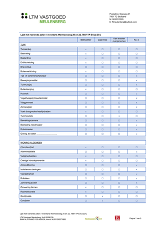 Brochure - Lijst van zaken i.v.m. verkoop glastuinbouwbedrijf met bedrijfswoning Warmoesweg 20 en 22, 7887 TP Erica.pdf - Warmoesweg 20, 7887 TP Erica