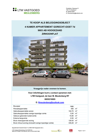 Brochure - Verkoopbrochure appartement Gorecht Oost 7D, 9603 AB Hoogezand, beleggingsobject.pdf - Gorecht-Oost 7D, 9603 AB Hoogezand