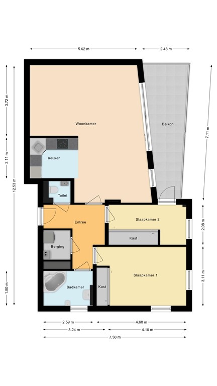 mediumsize floorplan