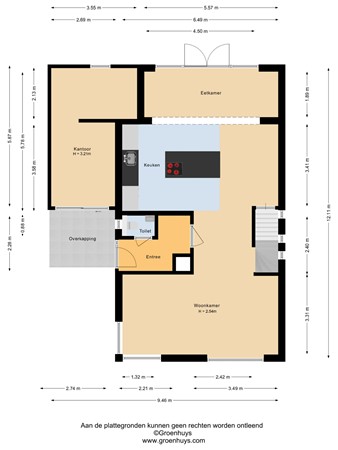 Horatiuslaan 11, 5926 SJ Venlo - Begane grond - 2D.jpg