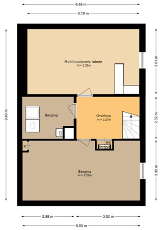 Horatiuslaan 11, 5926 SJ Venlo - Souterrain - 2D.jpg