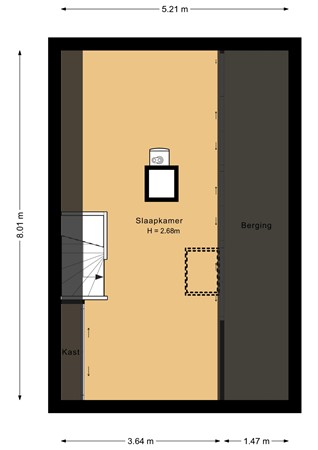 Hulsterweg 24, 5931 JH Tegelen - Tweede verdieping - 2D.jpg