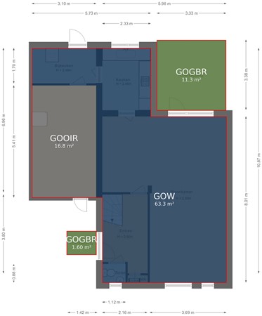 Hulsterweg 24, 5931 JH Tegelen - Begane grond - markings.jpg
