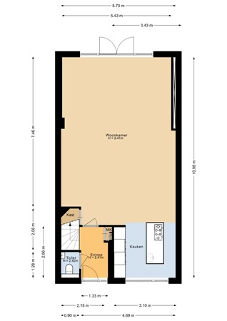 Langstraat 54, 5912 PB Venlo - Begane grond - 2D.jpg