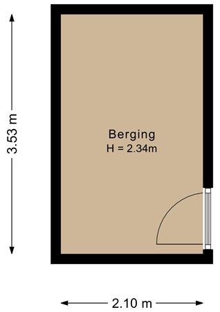 Gulikstraat 294, 5913 CZ Venlo - Berging - 2D.jpg