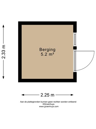 Bontwerkersstraat 2, 5914 PB Venlo - Berging1 - 2D incl Oppervlakte.jpg