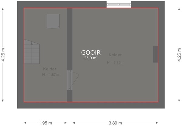 Nachtegaalstraat 61, 5932 CB Tegelen - Kelder - markings.jpg