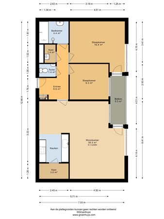 Gulikstraat 296, 5913 CZ Venlo - Appartement - 2D incl Oppervlakte.jpg