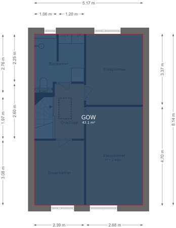 Doctor Cuypersstraat 48, 5912 KA Venlo - Eerste verdieping - markings.jpg