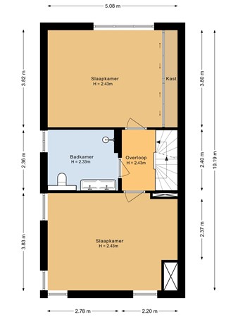 Boskampstraat 25, 5931 GP Tegelen - Eerste verdieping - 2D.jpg
