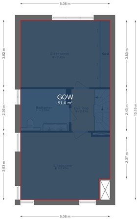 Boskampstraat 25, 5931 GP Tegelen - Eerste verdieping - markings.jpg