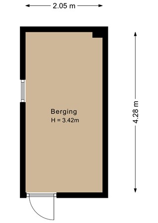 De Genestetstraat 33, 5921 BN Venlo - Berging 1 - 2D.jpg