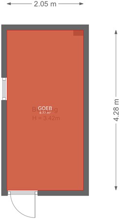 De Genestetstraat 33, 5921 BN Venlo - Berging 1 - markings.jpg
