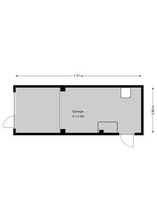 Wethouder Lommenstraat 78, 5913 RR Venlo - Garage - 2D.jpg