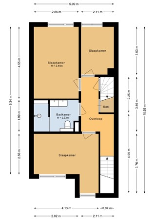 Lisdodde 58, 5931 TG Tegelen - Eerste verdieping - 2D.jpg