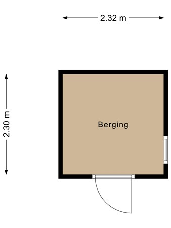 Natteweg 43, 5912 PH Venlo - Berging - 2D.jpg