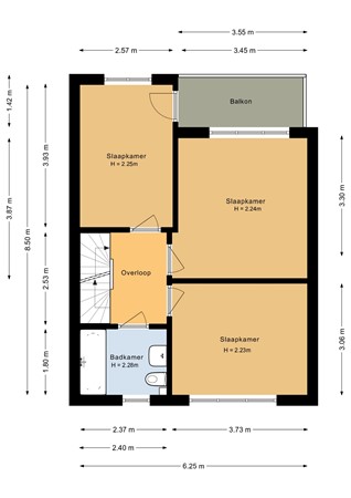 Burgemeester Junckersstraat 11, 5913 AX Venlo - Eerste verdieping - 2D.jpg