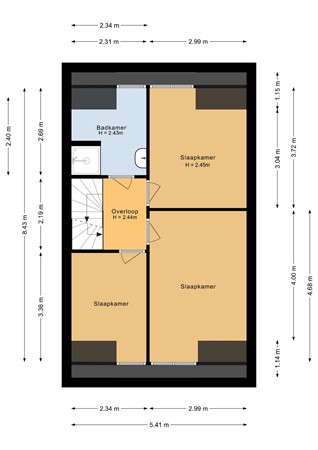 Sterrenbosweg 7, 5953 GN Reuver - Eerste verdieping - 2D.jpg