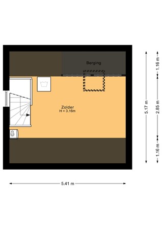 Sterrenbosweg 7, 5953 GN Reuver - Tweede verdieping - 2D.jpg