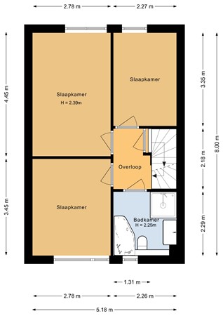Lepelaarstraat 9, 5941 JE Velden - Eerste verdieping - 2D.jpg
