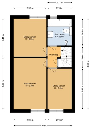Wethouder Janssenpad 36, 5913 SL Venlo - Eerste verdieping - 2D.jpg