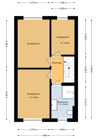 Rubensstraat 11, 5991 GP Baarlo - Eerste verdieping - 2D.jpg