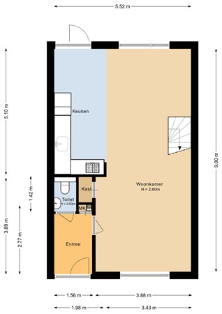 Corneillestraat 7, 5924 AS Venlo - Begane grond - 2D.jpg