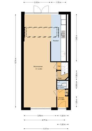 Wethouder Lommenstraat 24, 5913 RR Venlo - Begane grond - 2D.jpg