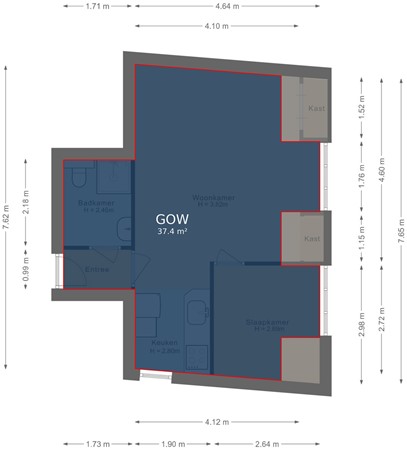 Raadhuisplein 3C, 5944 AH Arcen - Appartement - markings.jpg