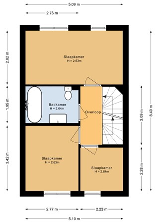 Dorperveldstraat 44, 5941 DB Velden - Eerste verdieping - 2D.jpg