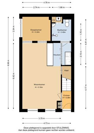 Burchtstraat 6, 9711 LT Groningen - Begane grond - 2D.jpg