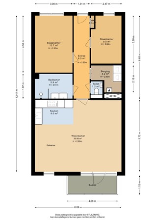 Boterdiep 32-17, 9712 LP Groningen - Tweede verdieping - 2D.jpg