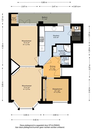 Korreweg 186A, 9715 AL Groningen - Appartement - 2D.jpg
