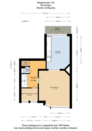 Reigerstraat 10a, 9714 EW Groningen - Eerste verdieping - 2D.png