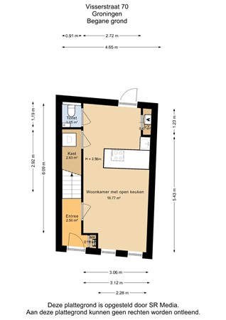 Visserstraat 70, 9712 CZ Groningen - Visserstraat 70 Begane grond.jpg