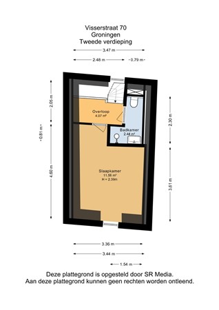 Visserstraat 70, 9712 CZ Groningen - Visserstraat 70 Tweede verdieping.jpg