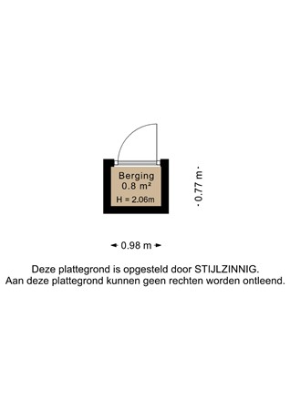 Leeuwarderstraat 20, 9718 HX Groningen - Berging - 2D.jpg