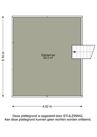Wassenberghstraat 38B, 9718 LM Groningen - Dakterras - 2D.jpg