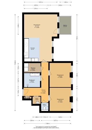 Oosterhamrikkade 119-57, 9713 KC Groningen - Appartement - 2D.jpg