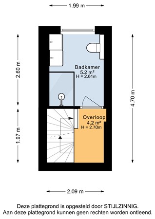 Prinsesseweg 40, 9717 BJ Groningen - Eerste verdieping - 2D.jpg