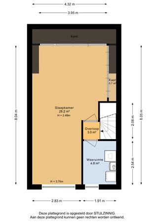 Henk Plenterlaan 43, 9731 KE Groningen - Tweede verdieping - 2D.jpg