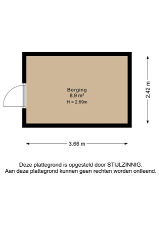 Henk Plenterlaan 43, 9731 KE Groningen - Berging - 2D.jpg
