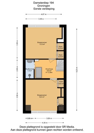 Damsterdiep 194, 9713 EN Groningen - Eerste verdieping - 2D.jpg