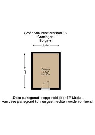 Groen van Prinstererlaan 18, 9722 PS Groningen - Berging - 2D.jpg
