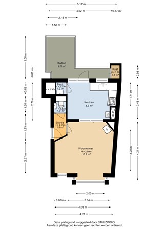 Mauritsstraat 54A, 9724 BM Groningen - Appartement - 2D.jpg