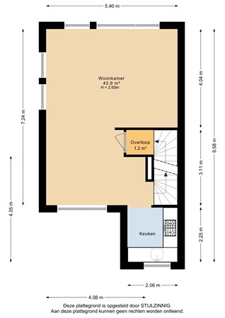 Sint Maartenstraat 30, 9714 JV Groningen - Eerste verdieping - 2D.jpg
