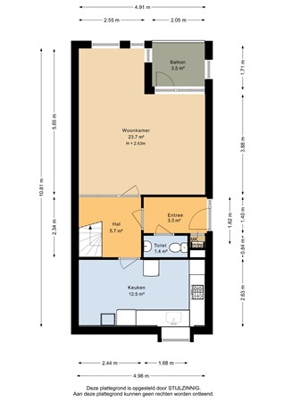 Moesstraat 157, 9741 AS Groningen - Tweede verdieping - 2D.jpg