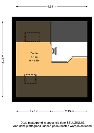 Moesstraat 157, 9741 AS Groningen - Zolder - 2D.jpg